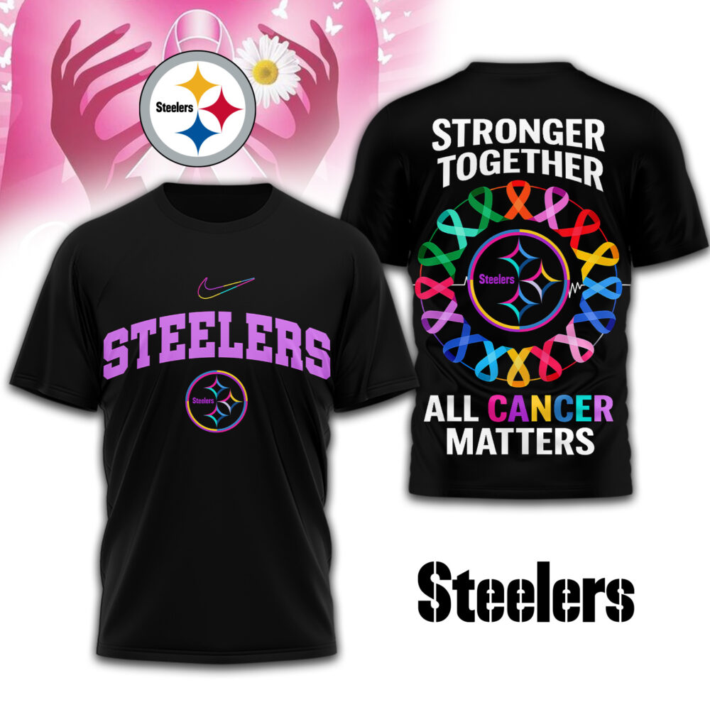 Pittsburgh Steelers | Premium NFL Stronger Together 3D Shirt TD
