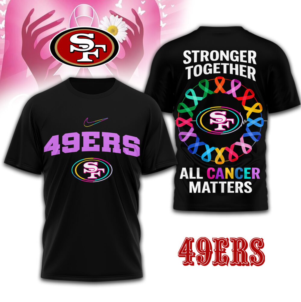 San Francisco 49ers | Premium NFL Stronger Together 3D Shirt TD