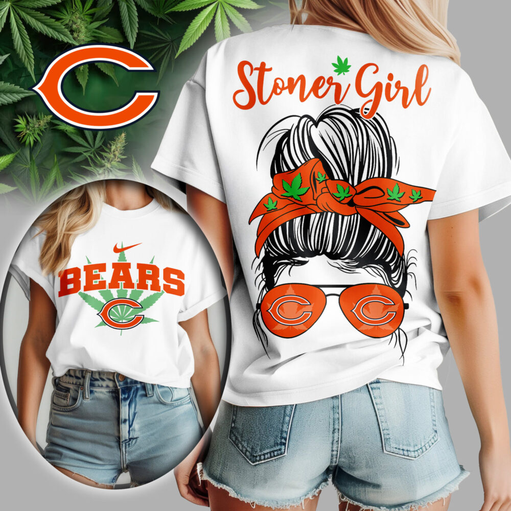 Chicago Bears | Premium NFL Stoner Girl Women Shirt TD