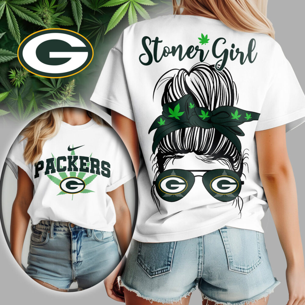 Green Bay Packers | Premium NFL Stoner Girl Women Shirt TD