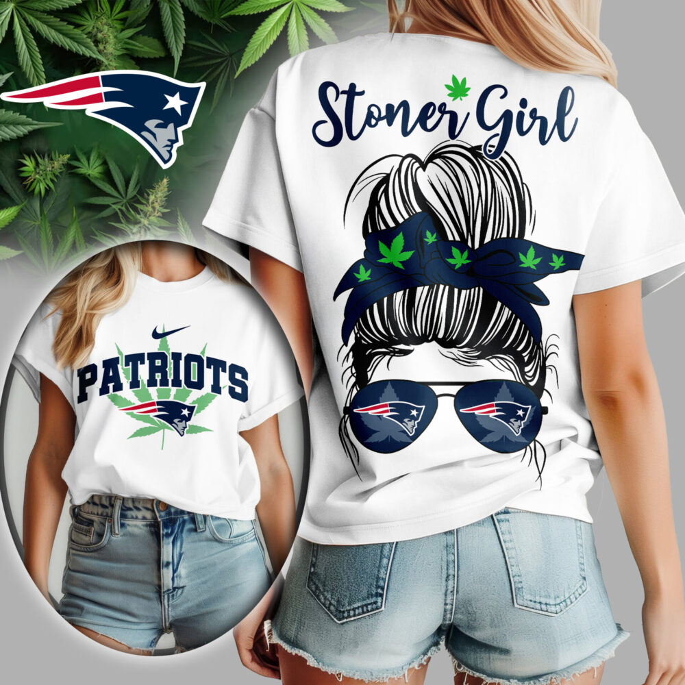 New England Patriots | Premium NFL Stoner Girl Women Shirt TD
