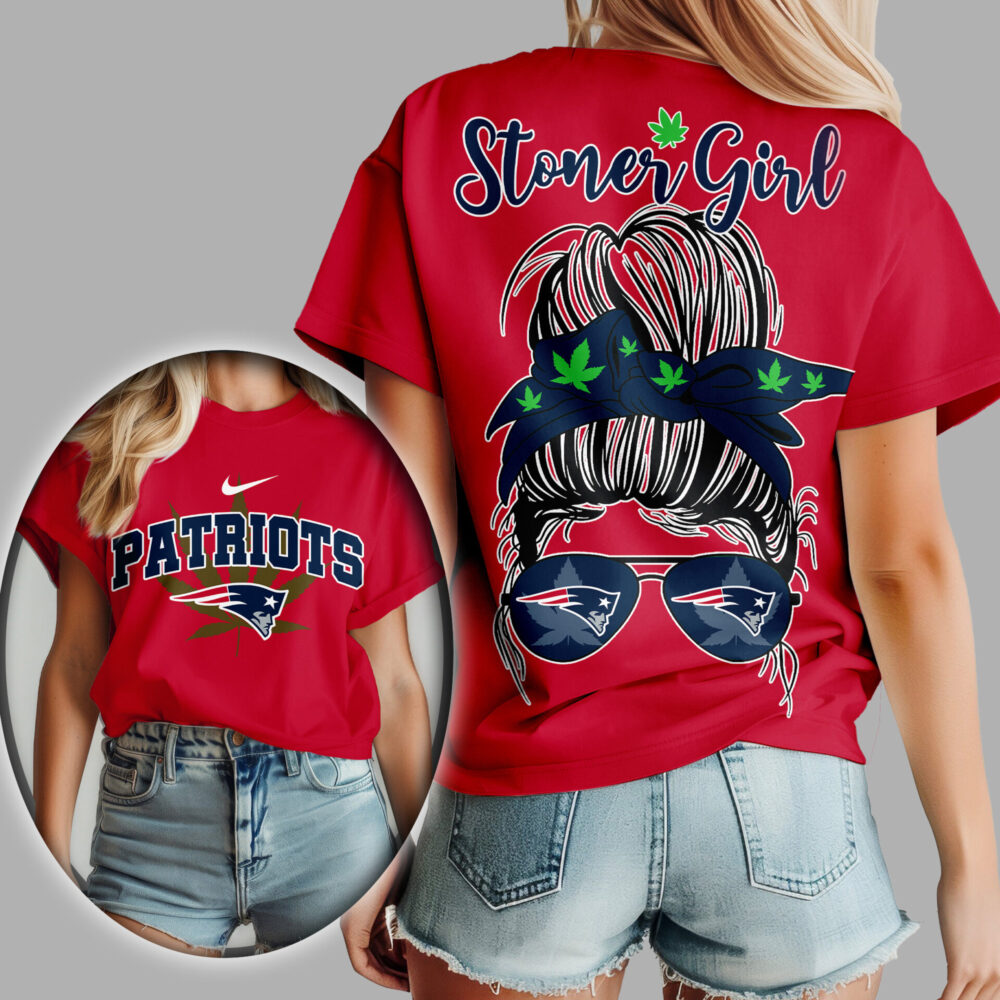 New England Patriots | Premium NFL Stoner Girl Women Shirt TD