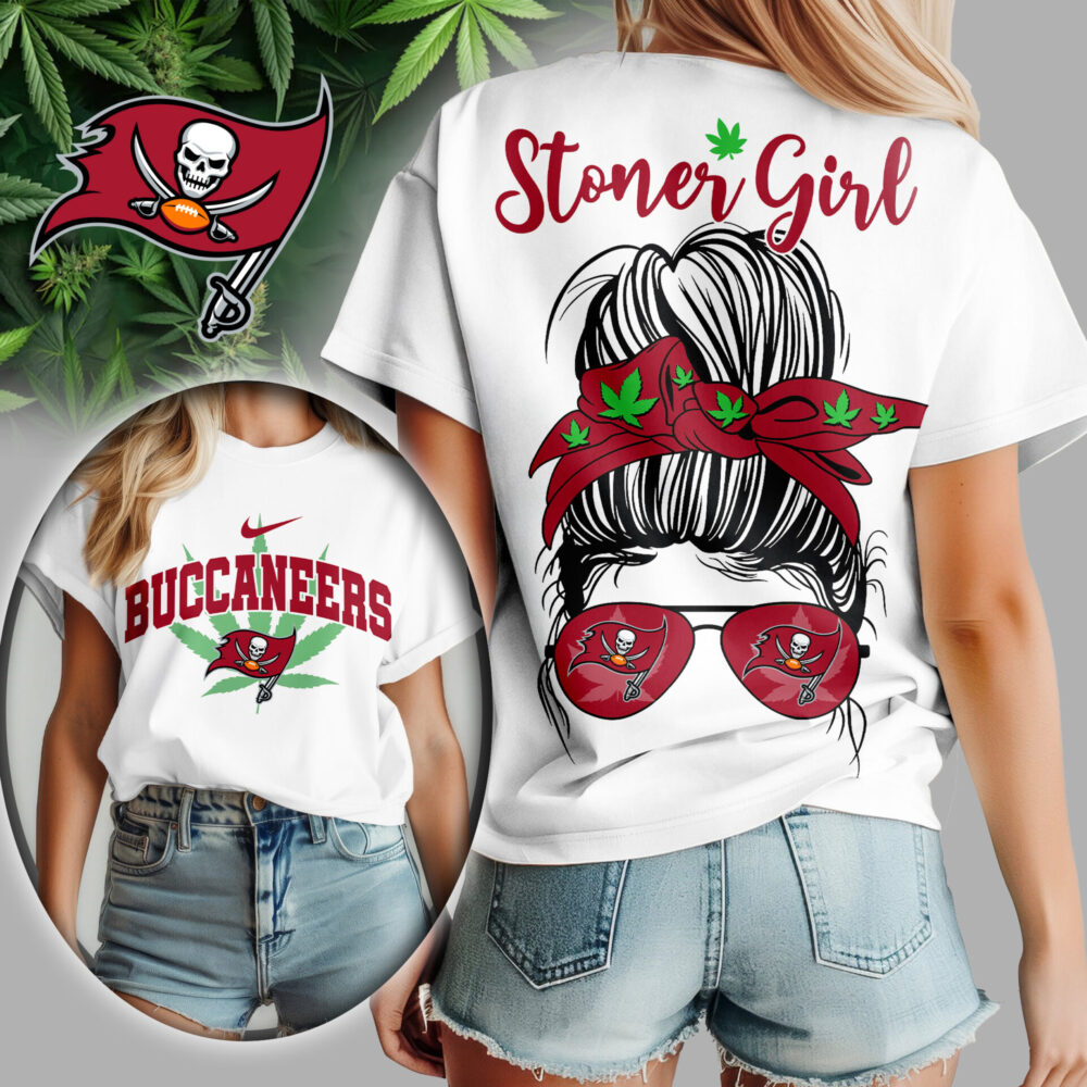 Tampa Bay Buccaneers | Premium NFL Stoner Girl Women Shirt TD