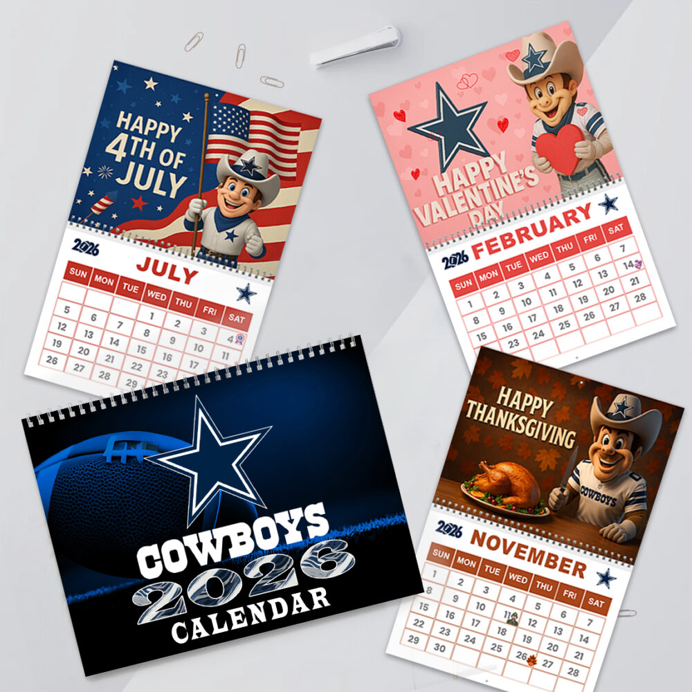 Dallas Cowboys | Premium NFL 2026 Wall Calendar
