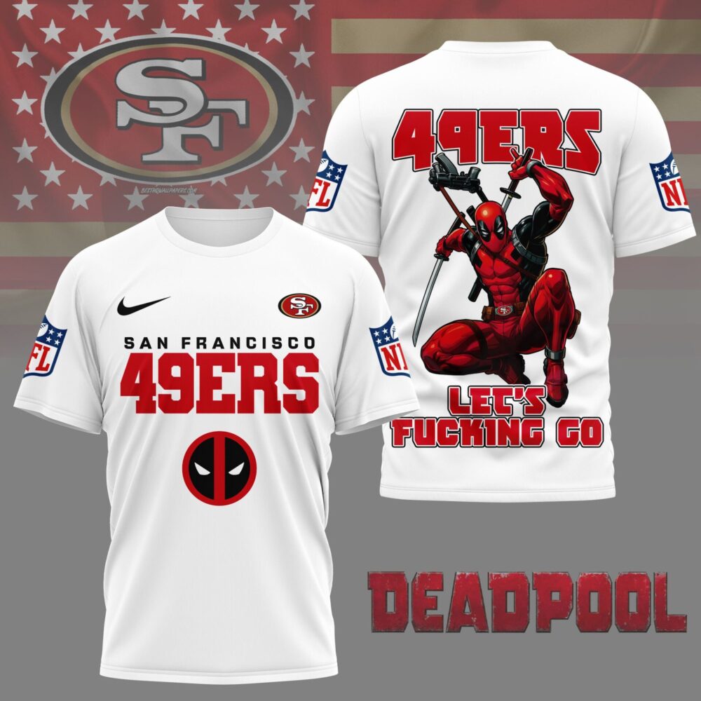 San Francisco 49ers | Premium NFL Deadpool Fan 3D Shirt NY