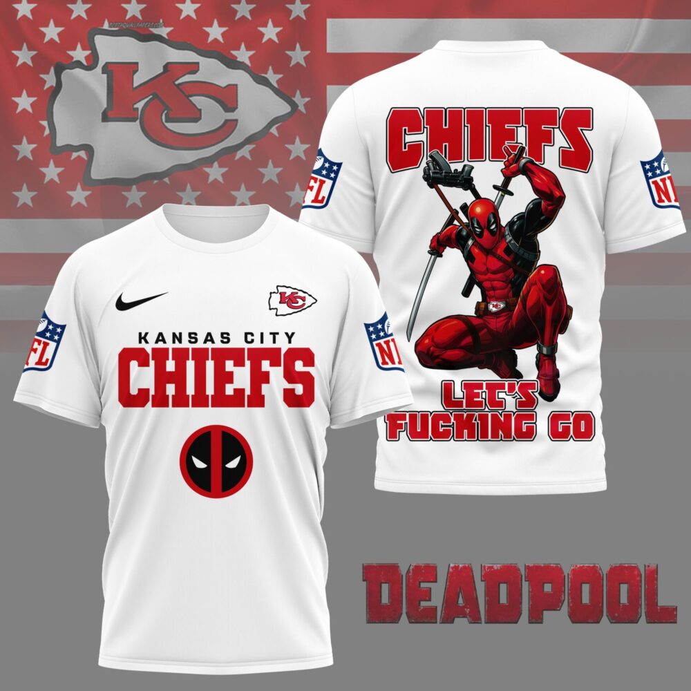 Kansas City Chiefs | Premium NFL Deadpool Fan 3D Shirt NY