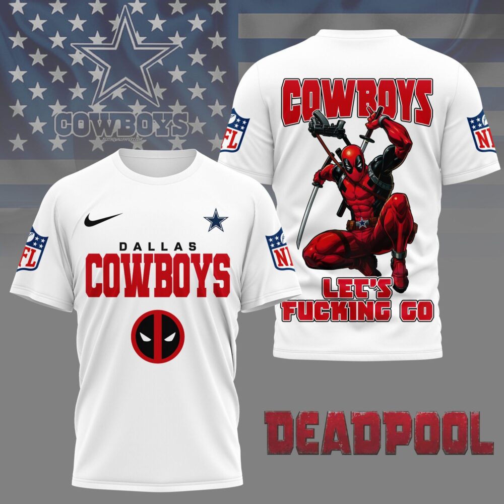 Dallas Cowboys | Premium NFL Deadpool Fan 3D Shirt NY