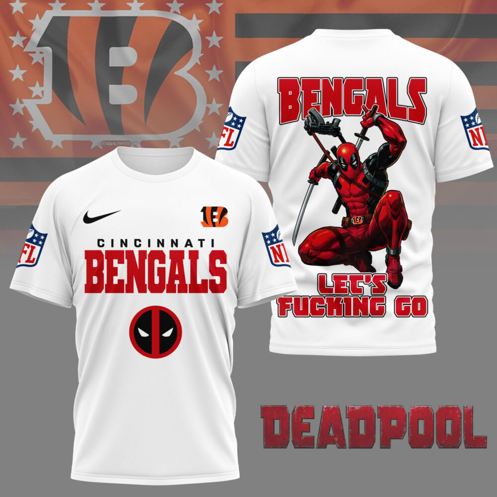 Cincinnati Bengals | Premium NFL Deadpool Fan 3D Shirt NY