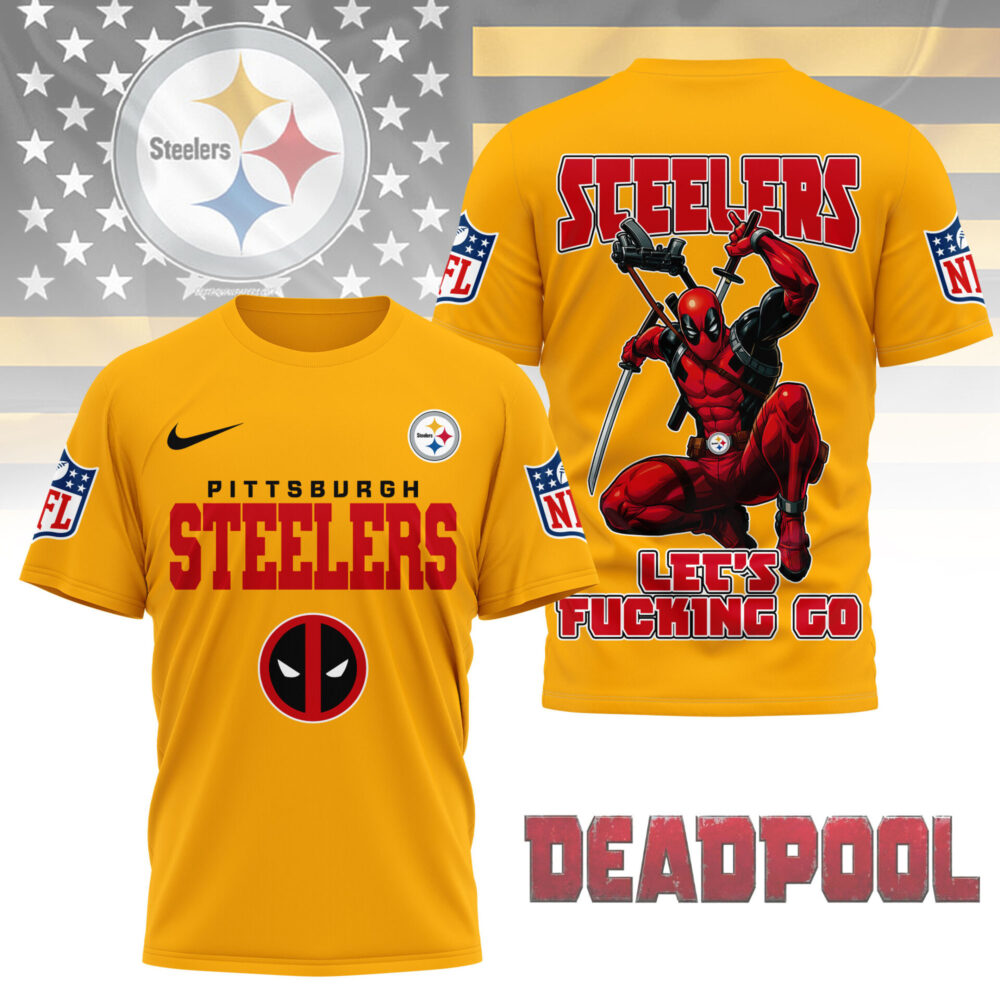 Pittsburgh Steelers | Premium NFL Deadpool Fan 3D Shirt NY