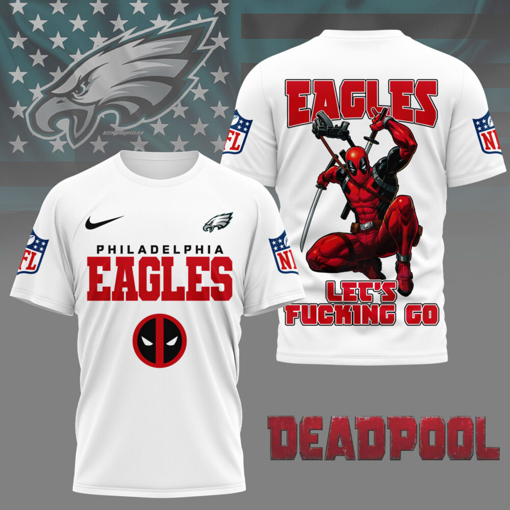 Philadelphia Eagles | Premium NFL Deadpool Fan 3D Shirt NY