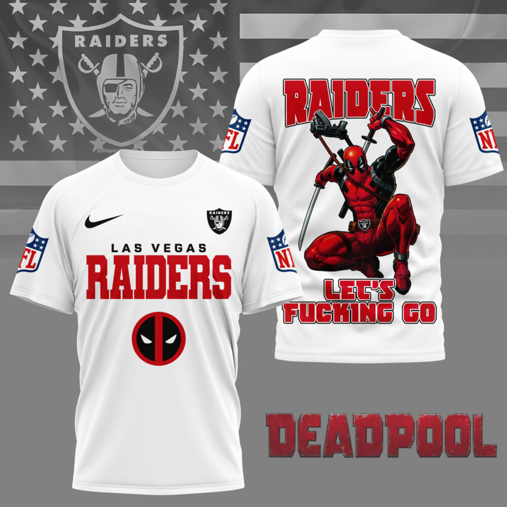 Las Vegas Raiders | Premium NFL Deadpool Fan 3D Shirt NY
