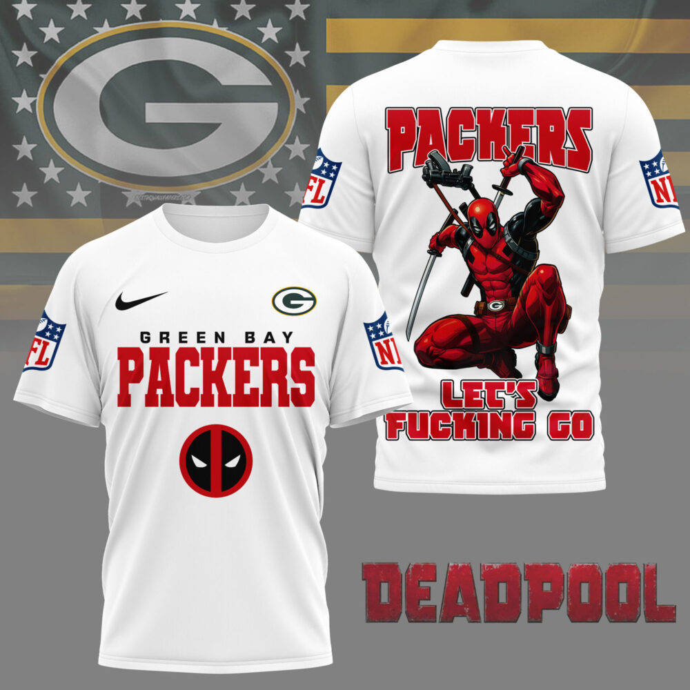 Green Bay Packers | Premium NFL Deadpool Fan 3D Shirt NY