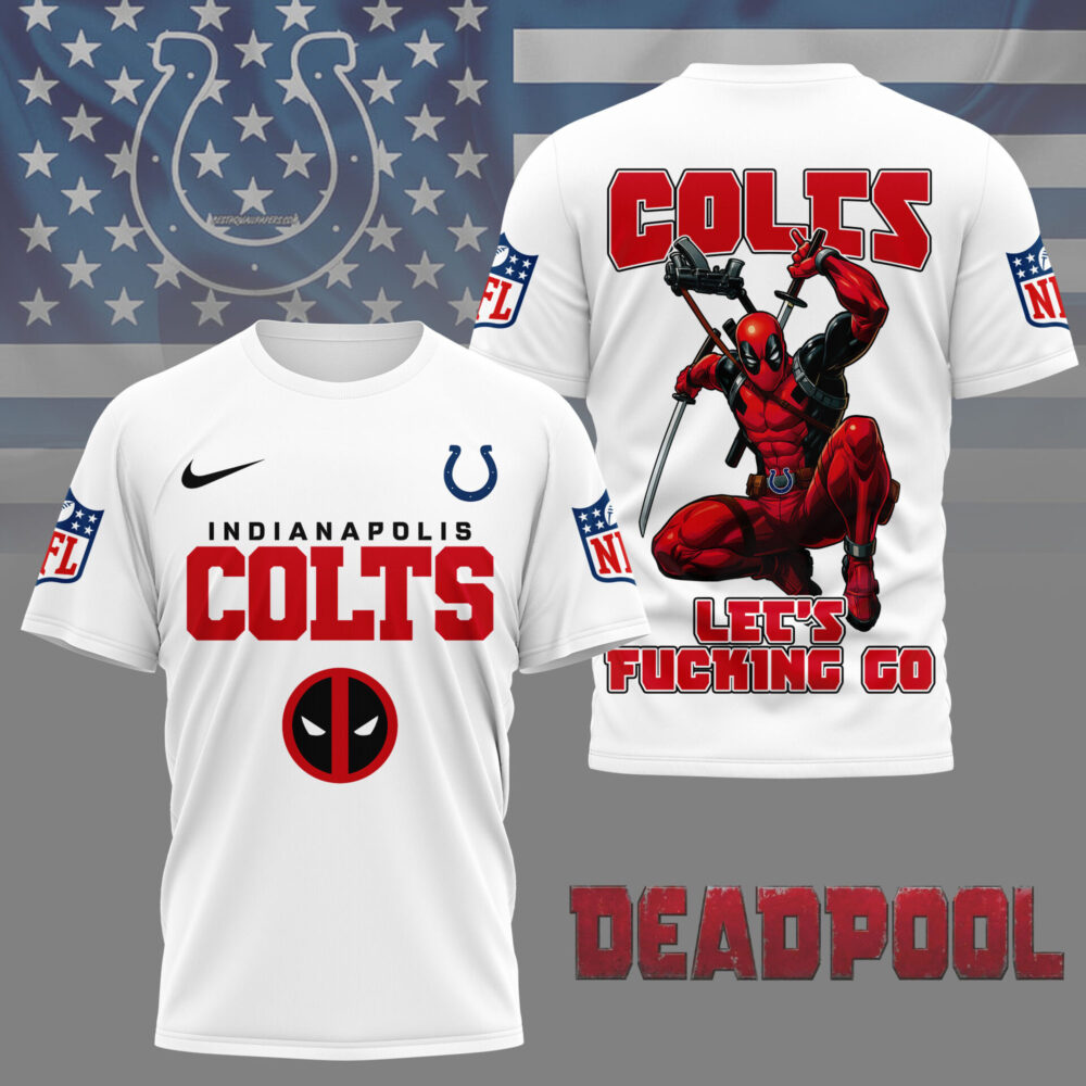 Indianapolis Colts | Premium NFL Deadpool Fan 3D Shirt NY