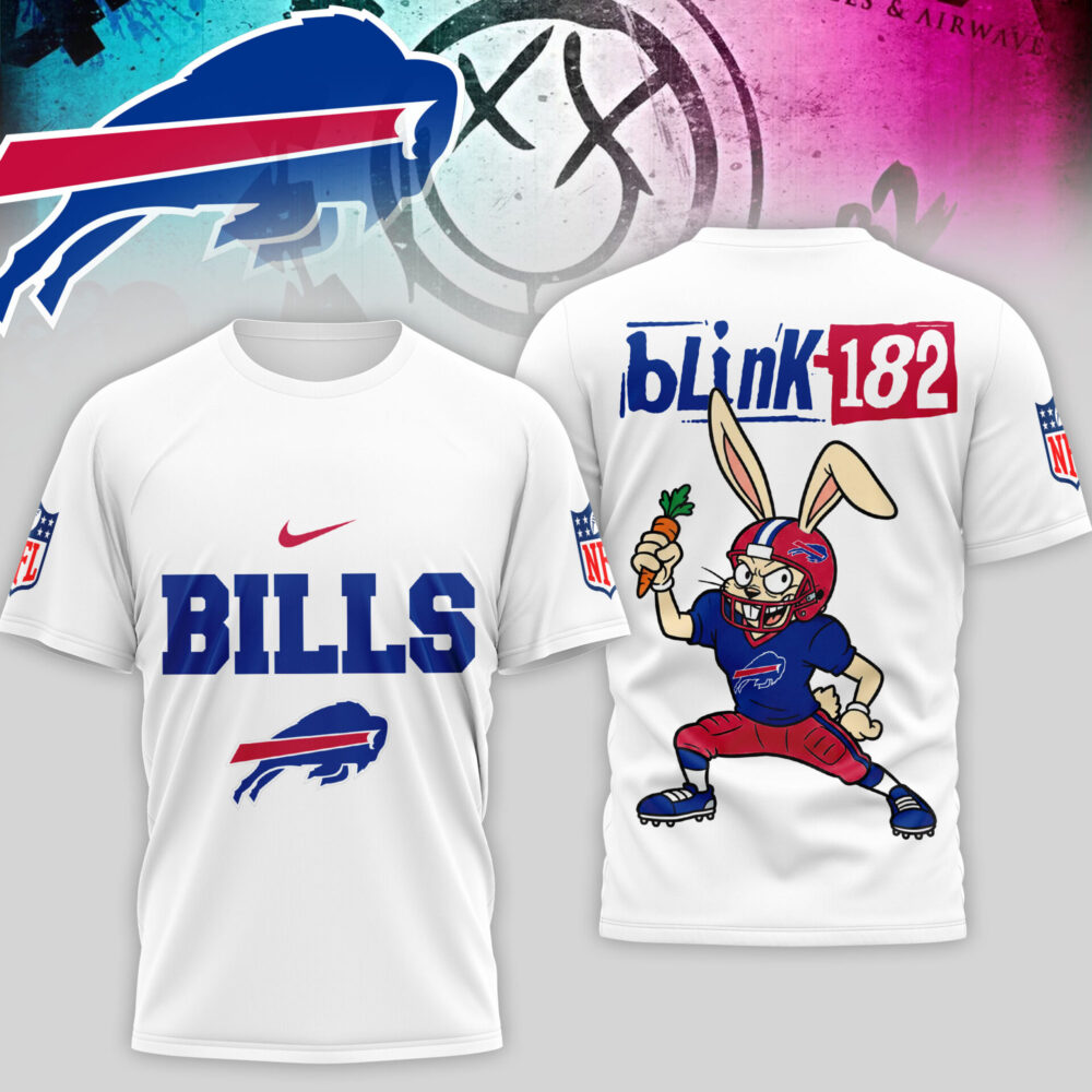 Buffalo Bills | Premium NFL Blink-182 3D Shirt TD