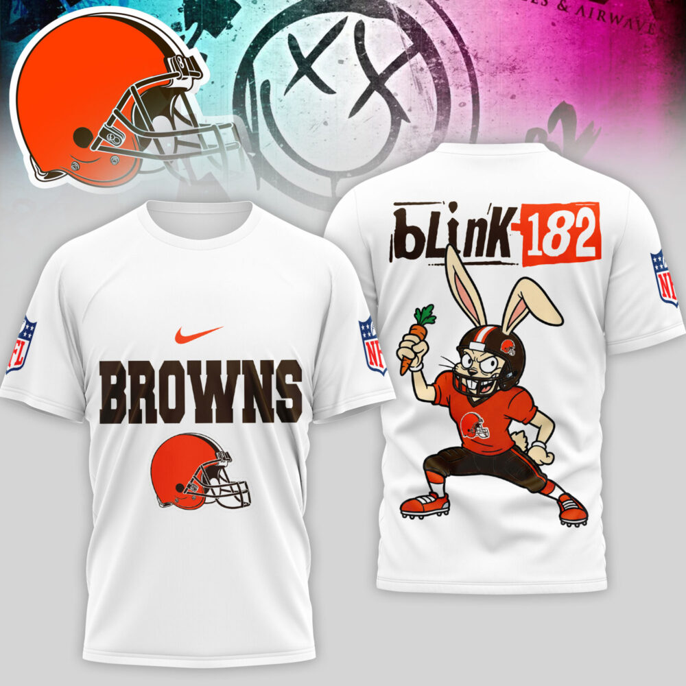 Cleveland Browns | Premium NFL Blink-182 3D Shirt TD