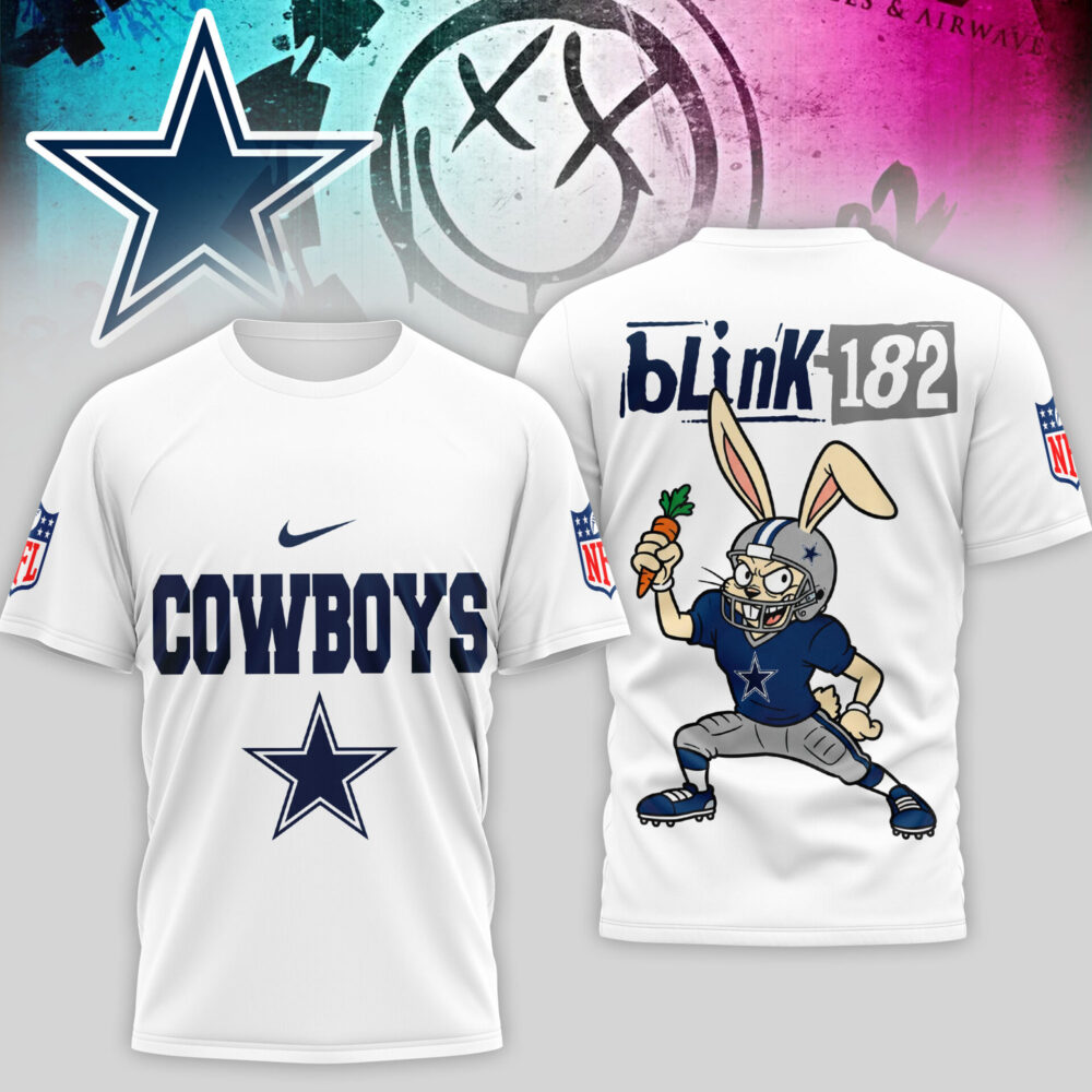 Dallas Cowboys | Premium NFL Blink-182 3D Shirt TD