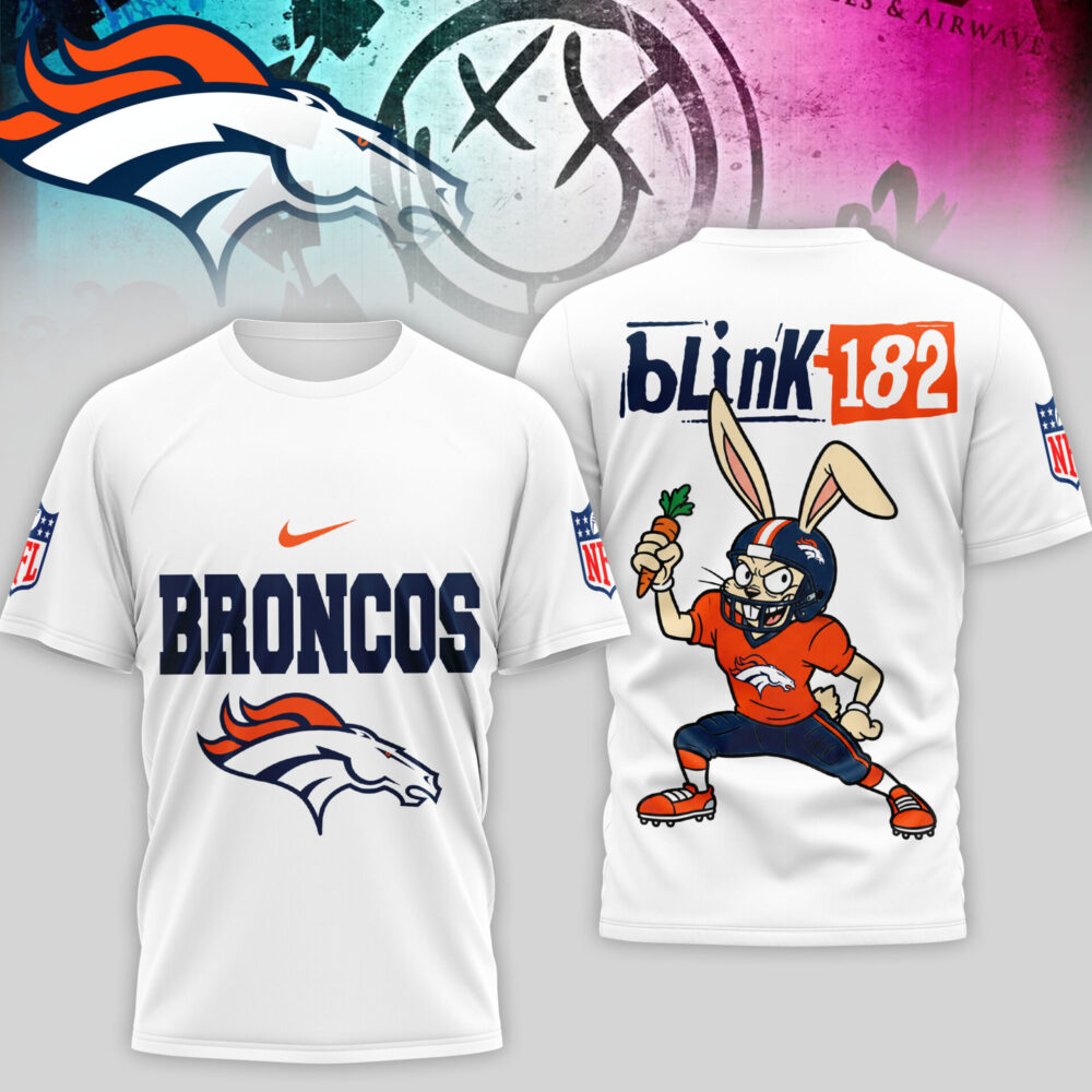 Denver Broncos | Premium NFL Blink-182 3D Shirt TD
