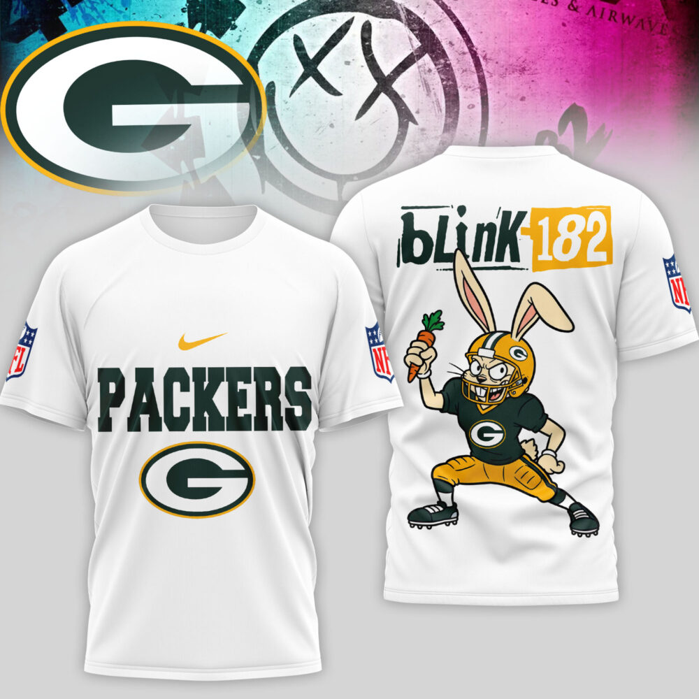 Green Bay Packers | Premium NFL Blink-182 3D Shirt TD