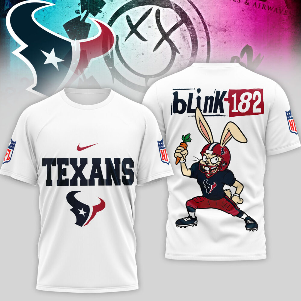 Houston Texans | Premium NFL Blink-182 3D Shirt TD
