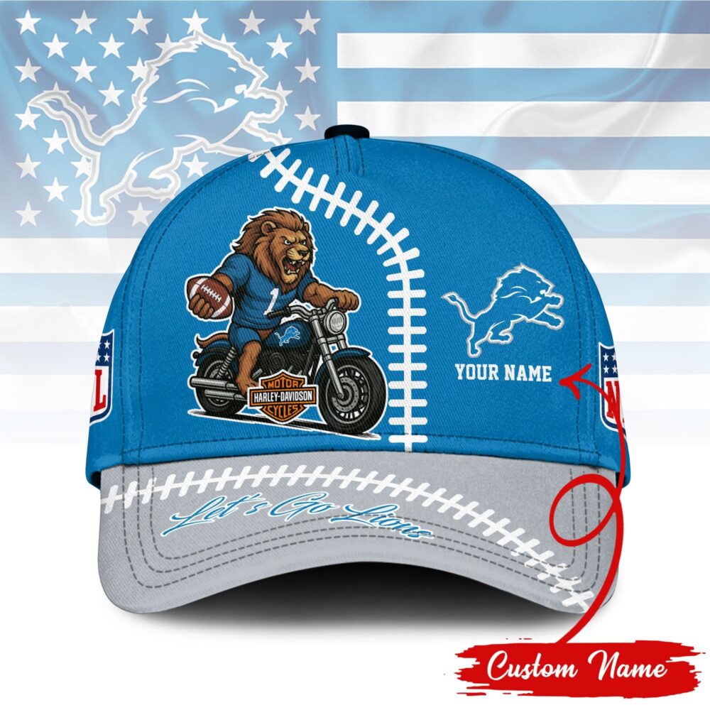 Detroit Lions | Premium NFL Harley Davidson Cap NY