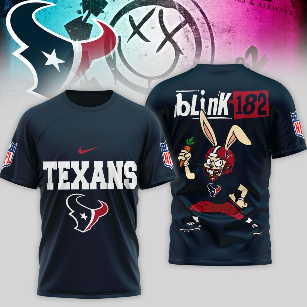 Houston Texans | Premium NFL Blink-182 3D Shirt TD