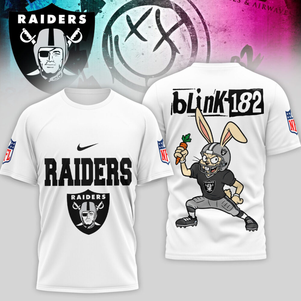 Las Vegas Raiders | Premium NFL Blink-182 3D Shirt TD