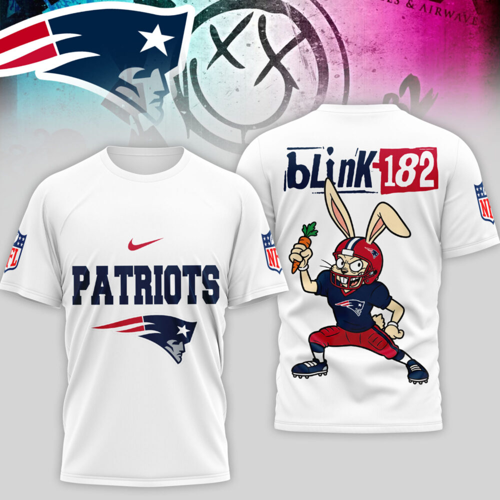 New England Patriots | Premium NFL Blink-182 3D Shirt TD
