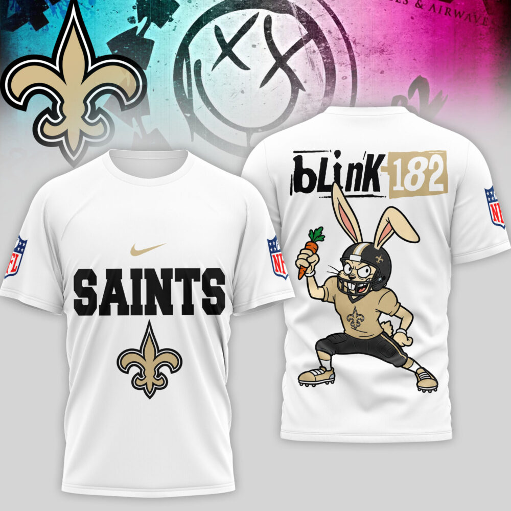 New Orleans Saints | Premium NFL Blink-182 3D Shirt TD