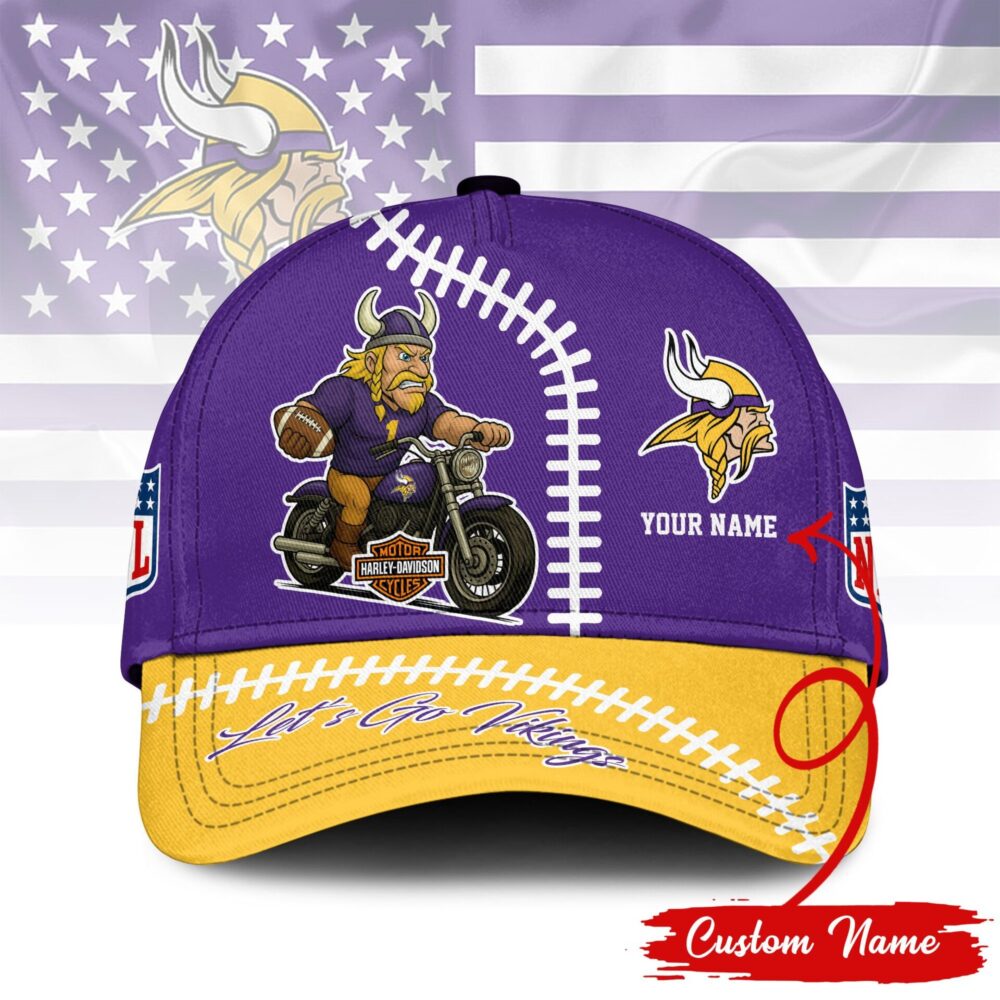 Minnesota Vikings | Premium NFL Harley Davidson Cap NY