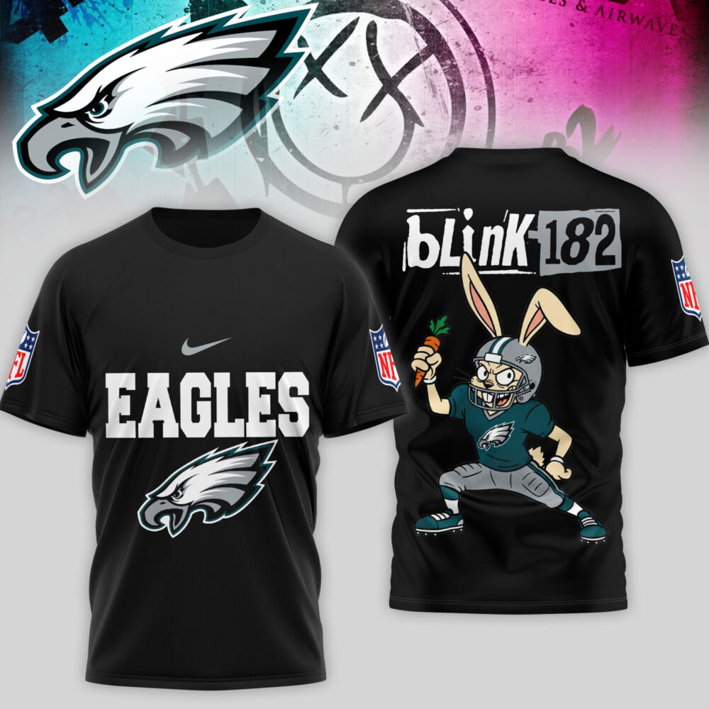 Philadelphia Eagles | Premium NFL Blink-182 3D Shirt TD