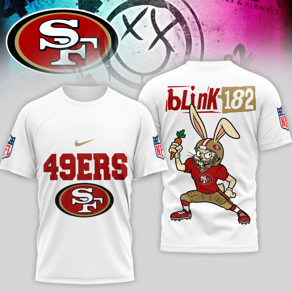 San Francisco 49ers | Premium NFL Blink-182 3D Shirt TD