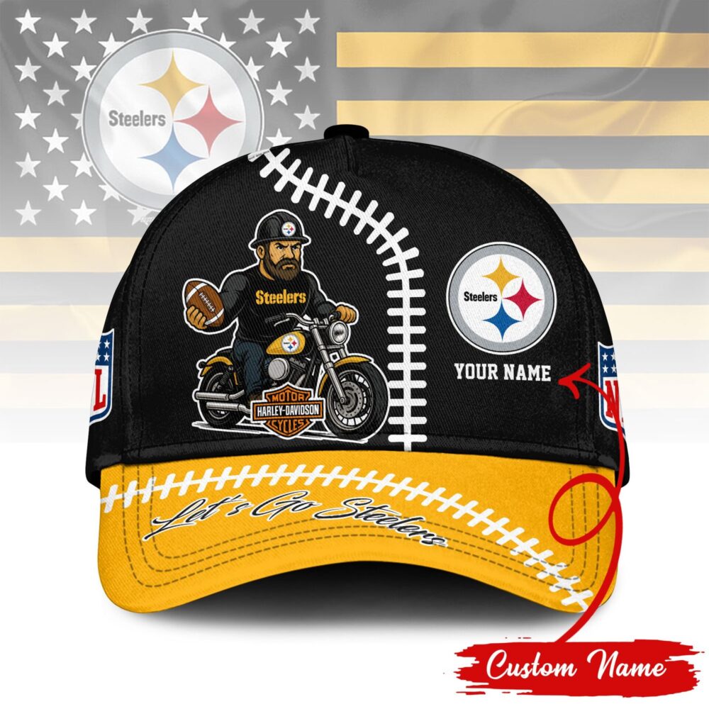 Pittsburgh Steelers | Premium NFL Harley Davidson Cap NY