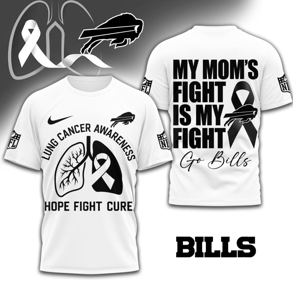 Buffalo Bills | Premium NFL Lung Cancer 3D Shirt TD