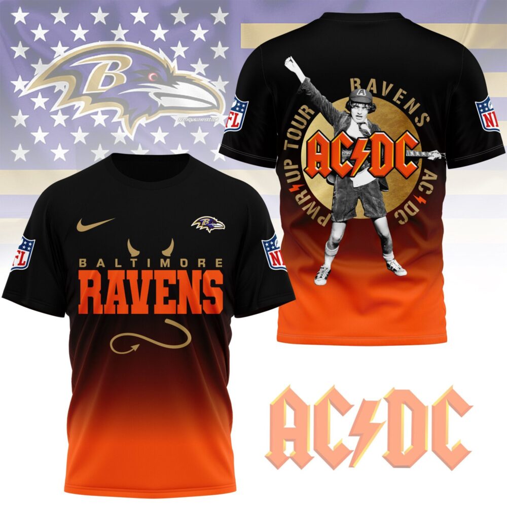 Baltimore Ravens | Premium ACDC Fan 3D Shirt NY