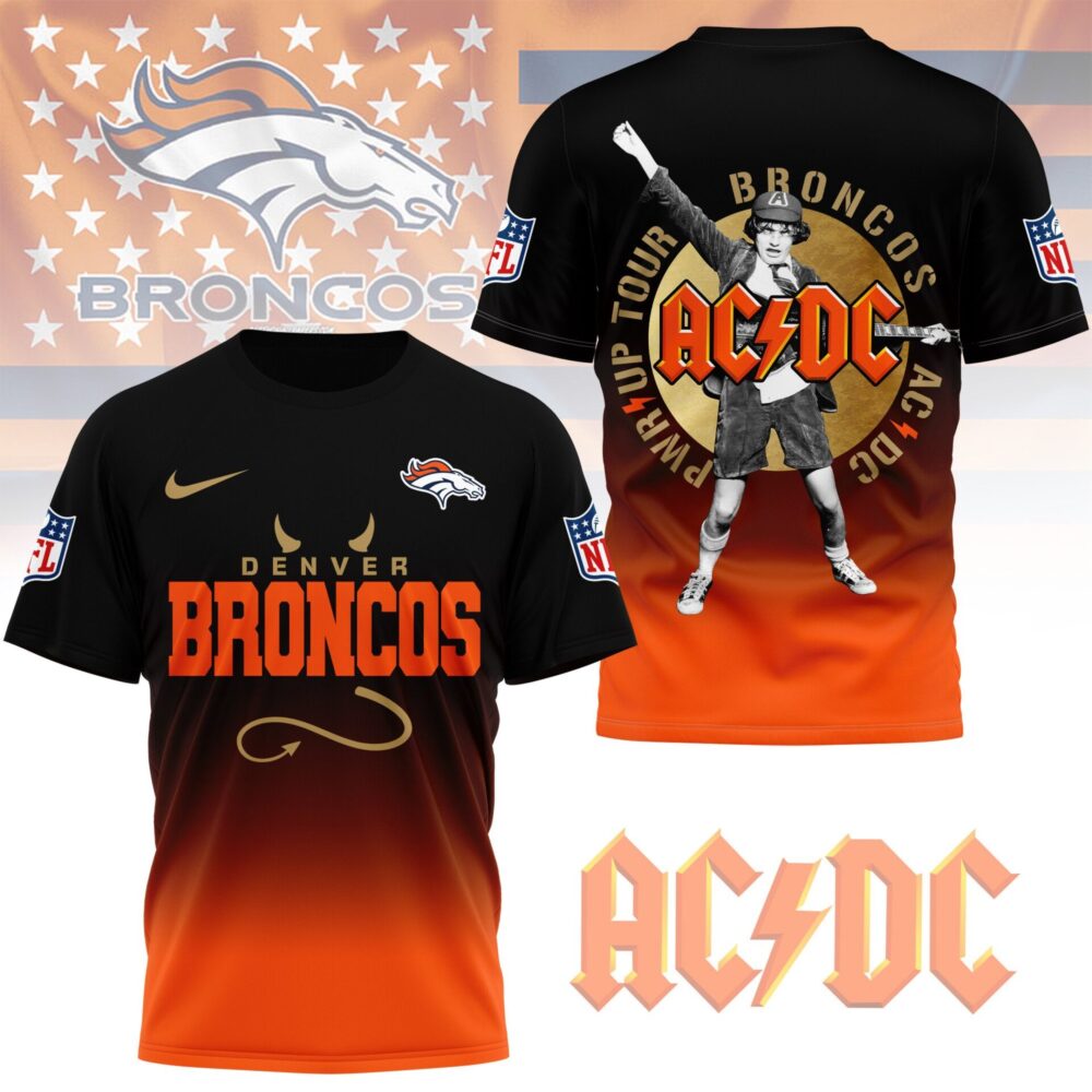Denver Broncos | Premium ACDC Fan 3D Shirt NY