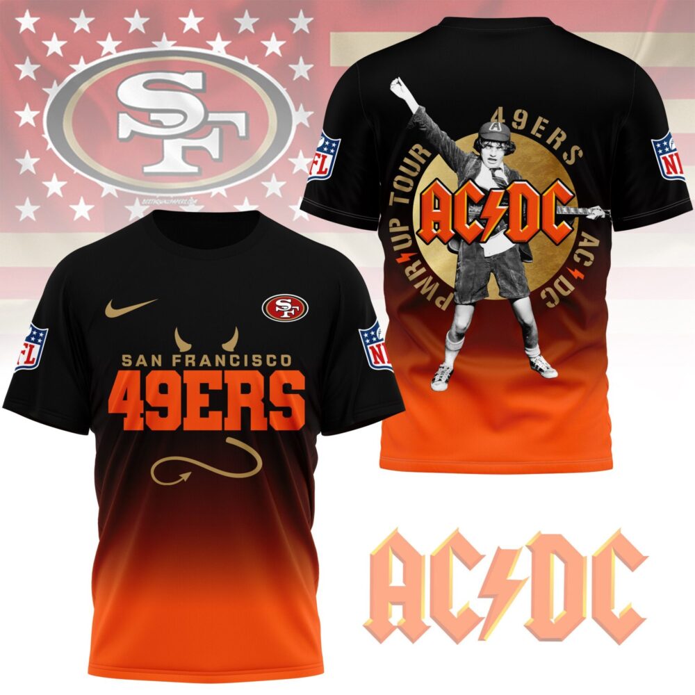 San Francisco 49ers | Premium ACDC Fan 3D Shirt NY