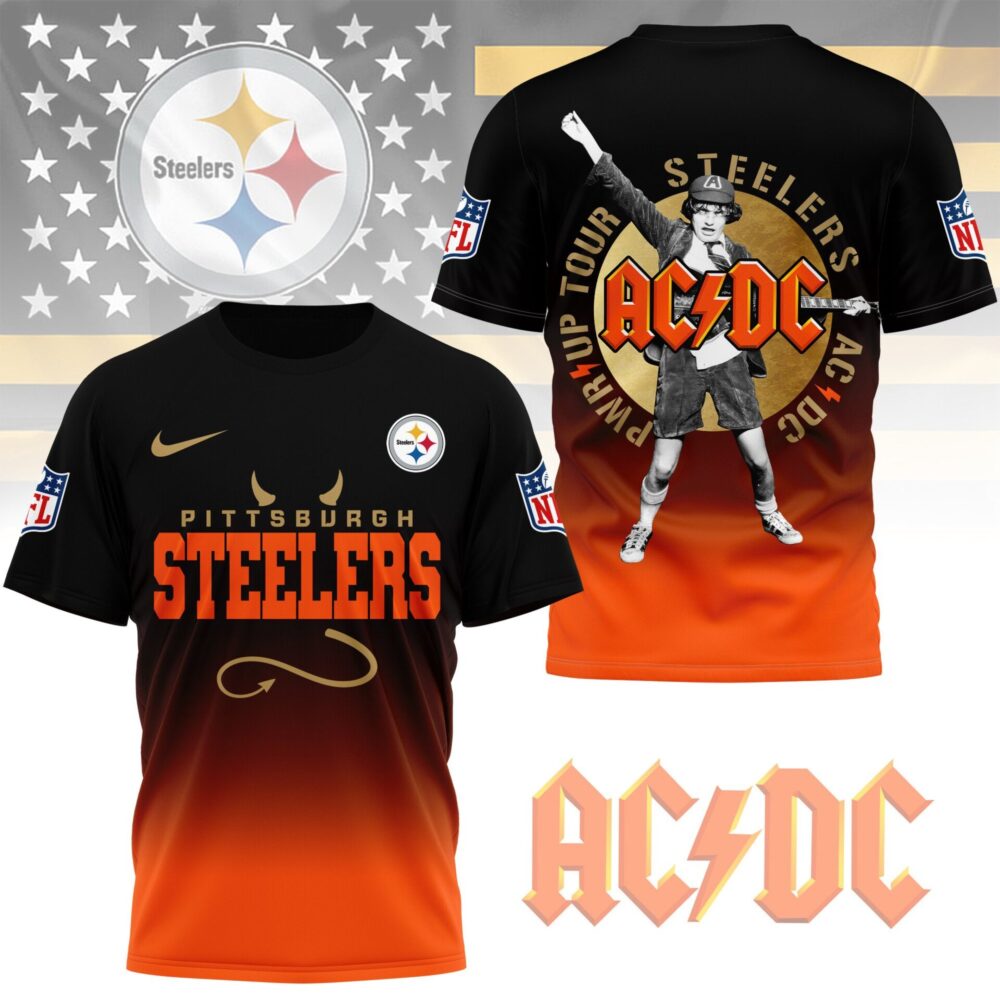 Pittsburgh Steelers | Premium ACDC Fan 3D Shirt NY