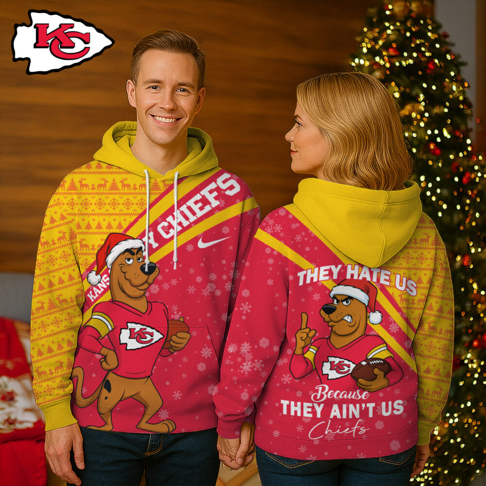 Kansas City Chiefs | Premium NFL Funny Christmas Scooby Doo 3D Hoodie