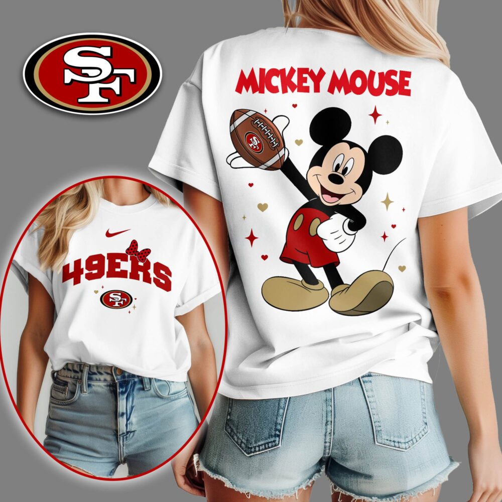 San Francisco 49ers | Premium NFL Mickey Mouse Fan 3D Shirt NY