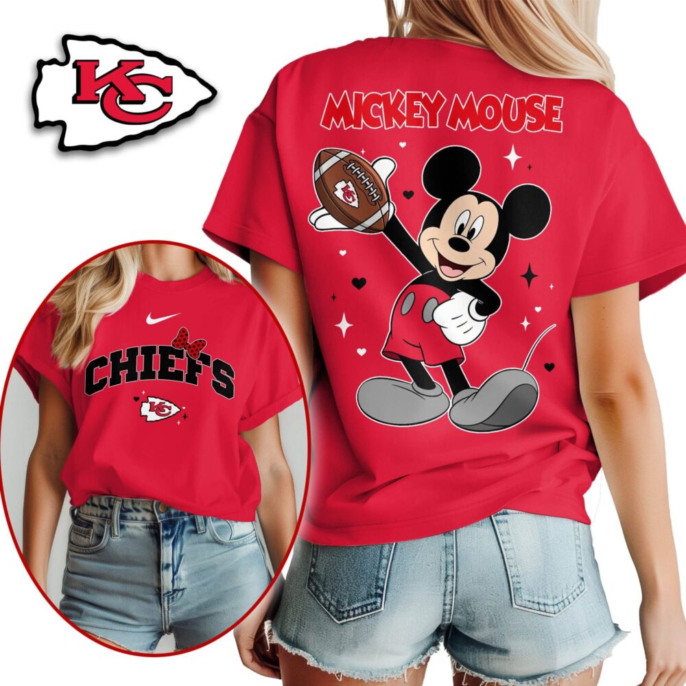 Kansas City Chiefs | Premium NFL Mickey Mouse Fan 3D Shirt NY
