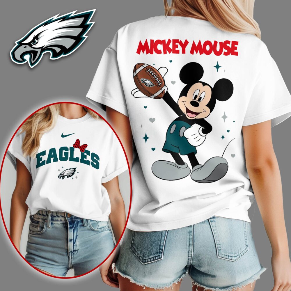Philadelphia Eagles | Premium NFL Mickey Mouse Fan 3D Shirt NY