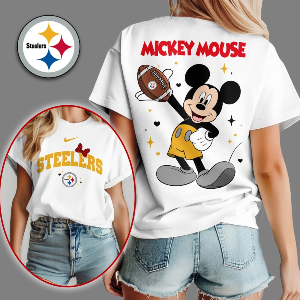 Pittsburgh Steelers | Premium NFL Mickey Mouse Fan 3D Shirt NY