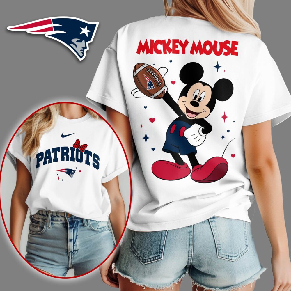 New England Patriots | Premium NFL Mickey Mouse Fan 3D Shirt NY
