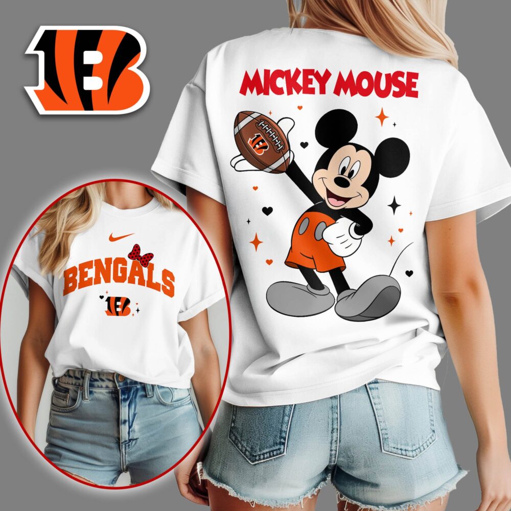 Cincinnati Bengals | Premium NFL Mickey Mouse Fan 3D Shirt NY