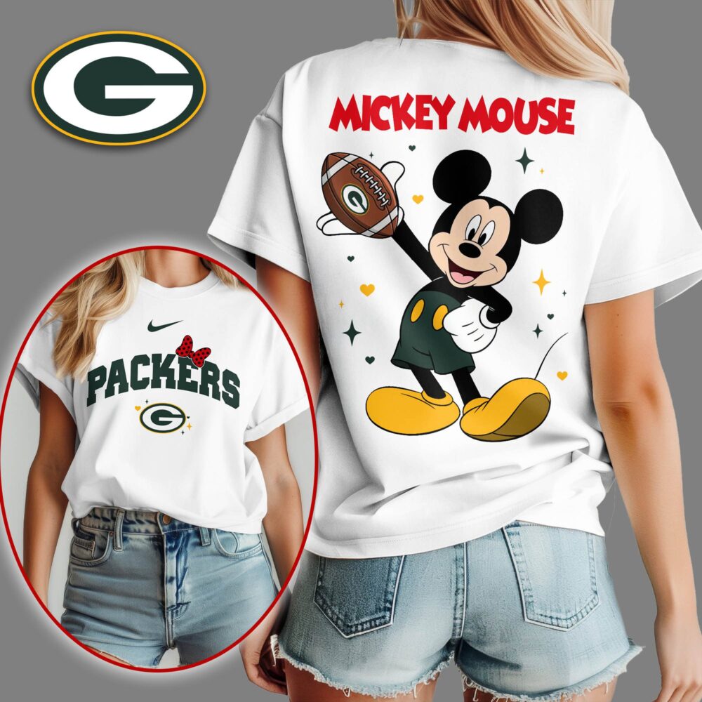 Green Bay Packers | Premium NFL Mickey Mouse Fan 3D Shirt NY