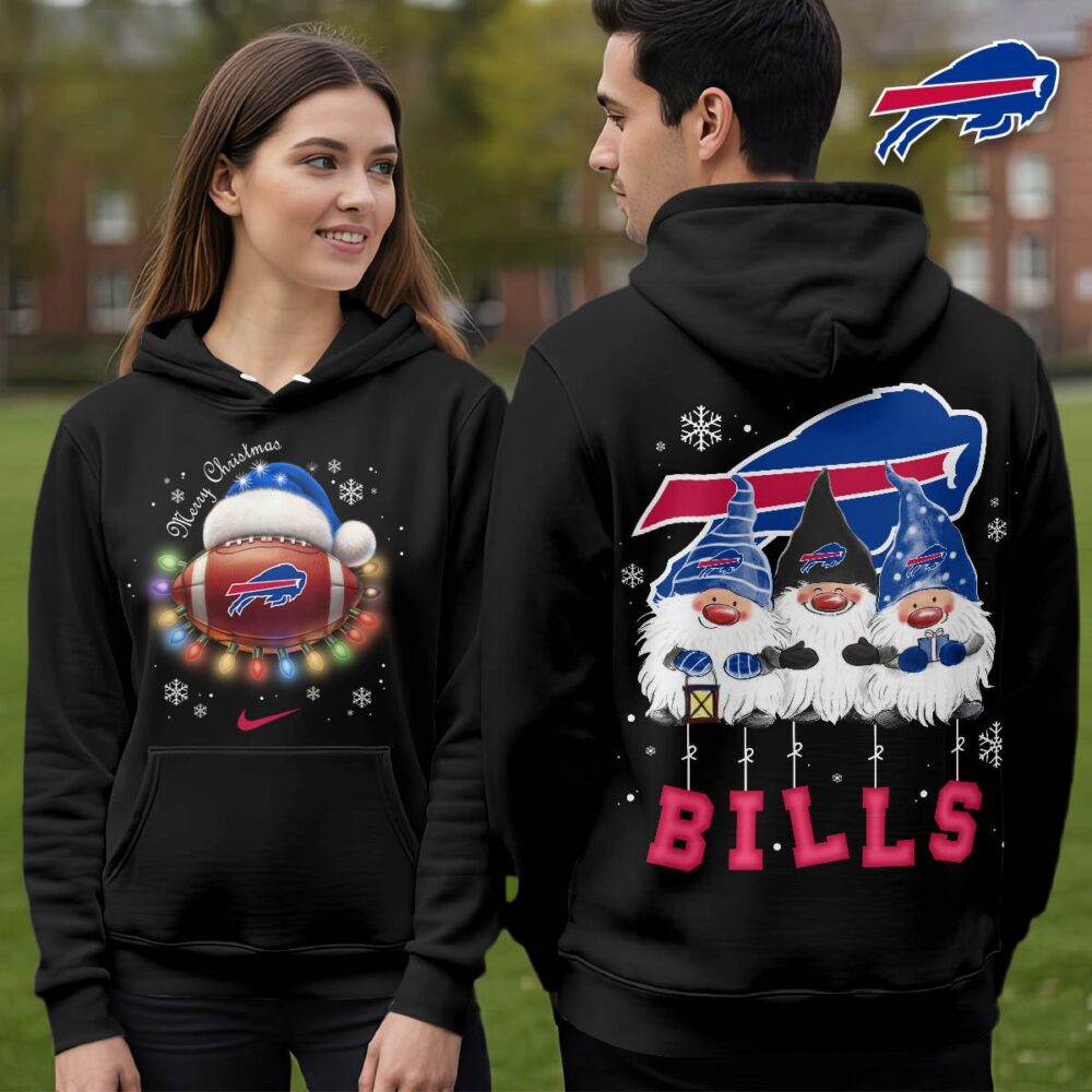 Buffalo Bills | Premium NFL Christmas Gnomes Hoodie NY