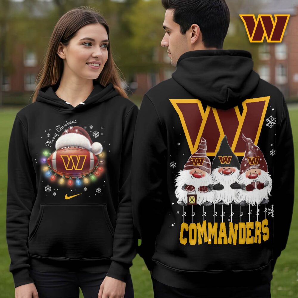 Washington Commanders | Premium NFL Christmas Gnomes Hoodie NY