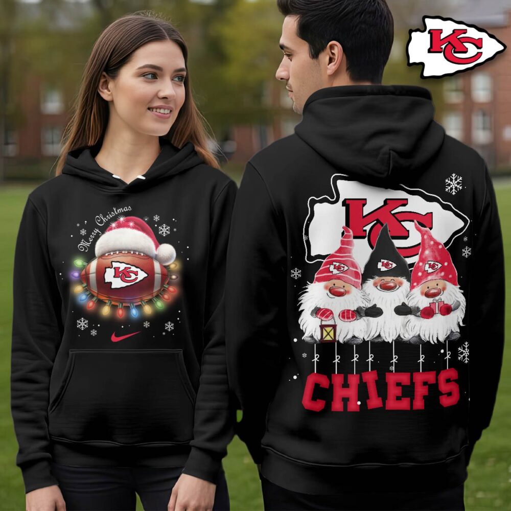 Kansas City Chiefs | Premium NFL Christmas Gnomes Hoodie NY