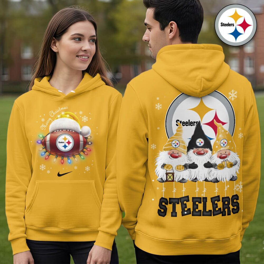Pittsburgh Steelers | Premium NFL Christmas Gnomes Hoodie NY