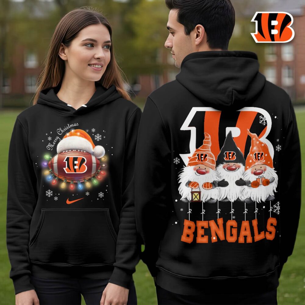 Cincinnati Bengals | Premium NFL Christmas Gnomes Hoodie NY